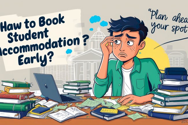 Is it better to book student accommodation early? 