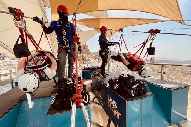 A perfect one day Camping & Hiking to the High altitude of Hajar Mountains & Jebel Jais Zipline