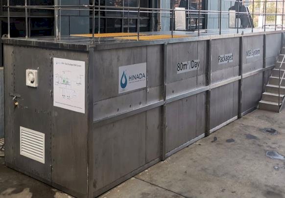 Wastewater Treatment : Packaged MBR System in a Container