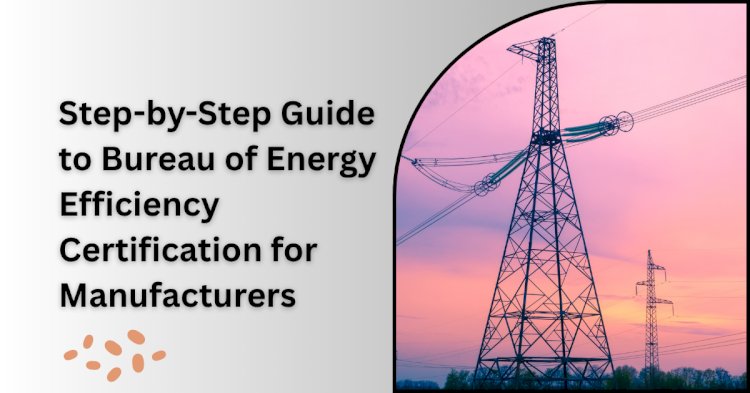 Step-by-Step Guide to Bureau of Energy Efficiency Certification for Manufacturers