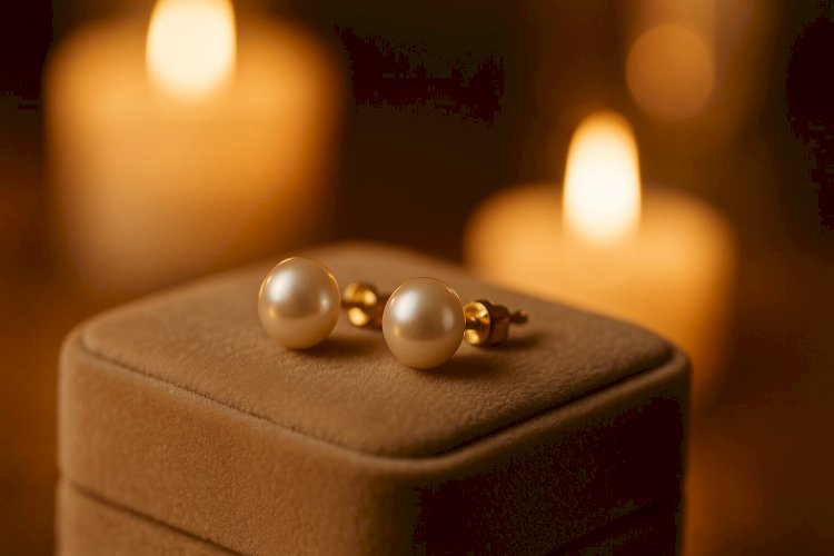 Pearl Stud Earrings – Timeless Elegance for Women